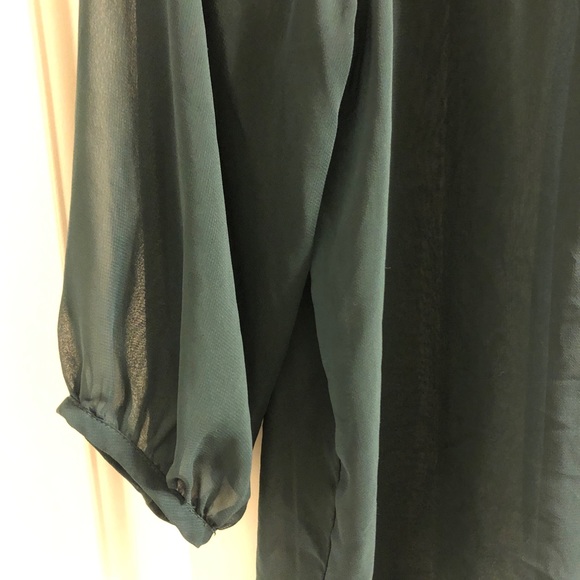 H&M Sheer Buttonup Top - Picture 3 of 4